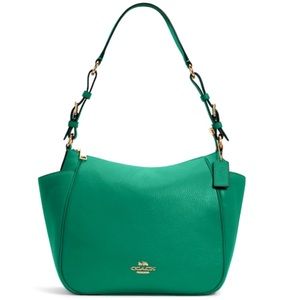 COACH Rori Shoulder Bag COLOR:
Gold/Bright Jade